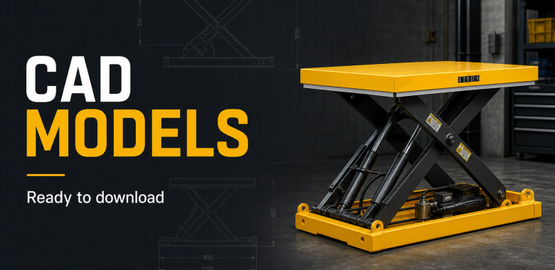 Top Slider Image 1 — CAD Models / Scissor Lift